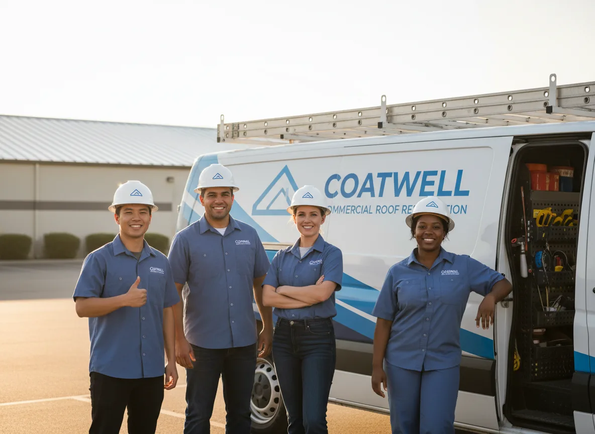 Commercial roof coating company in Crete, IL